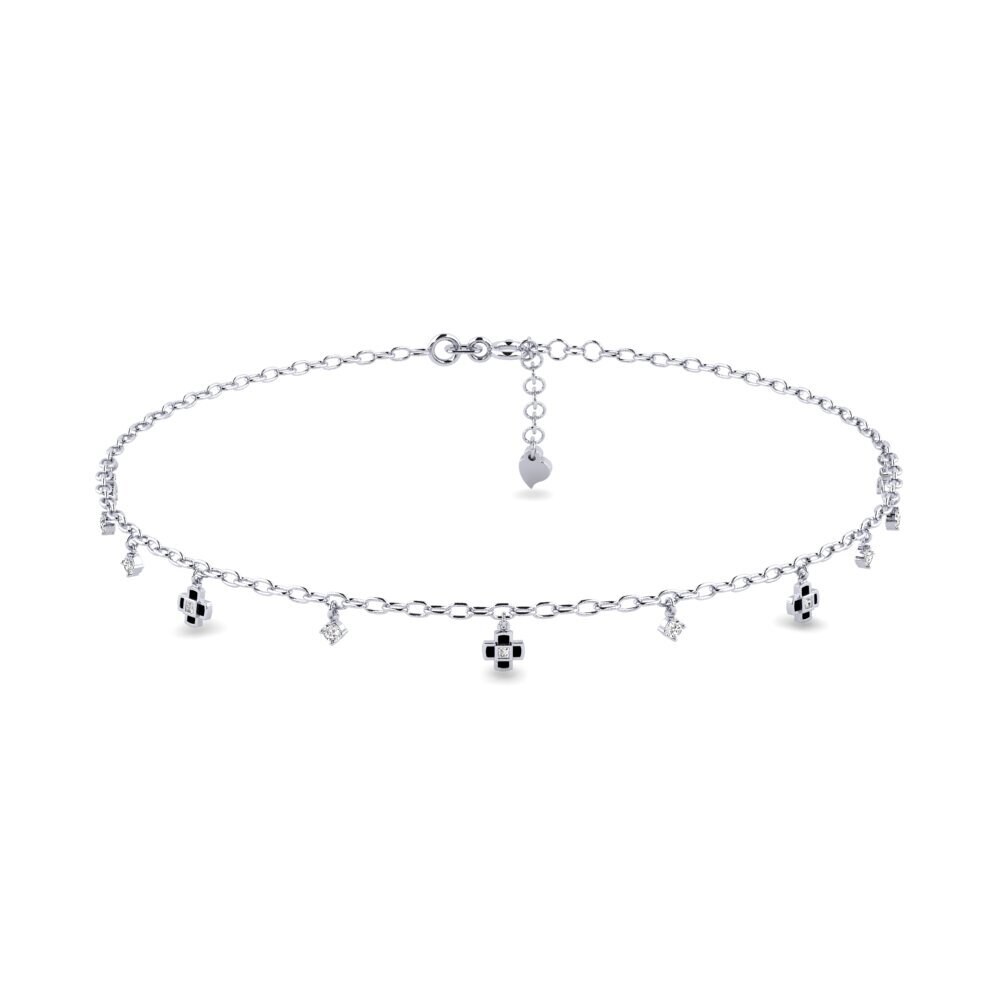 Rhodolite Garnet Women's Anklet Assoniac