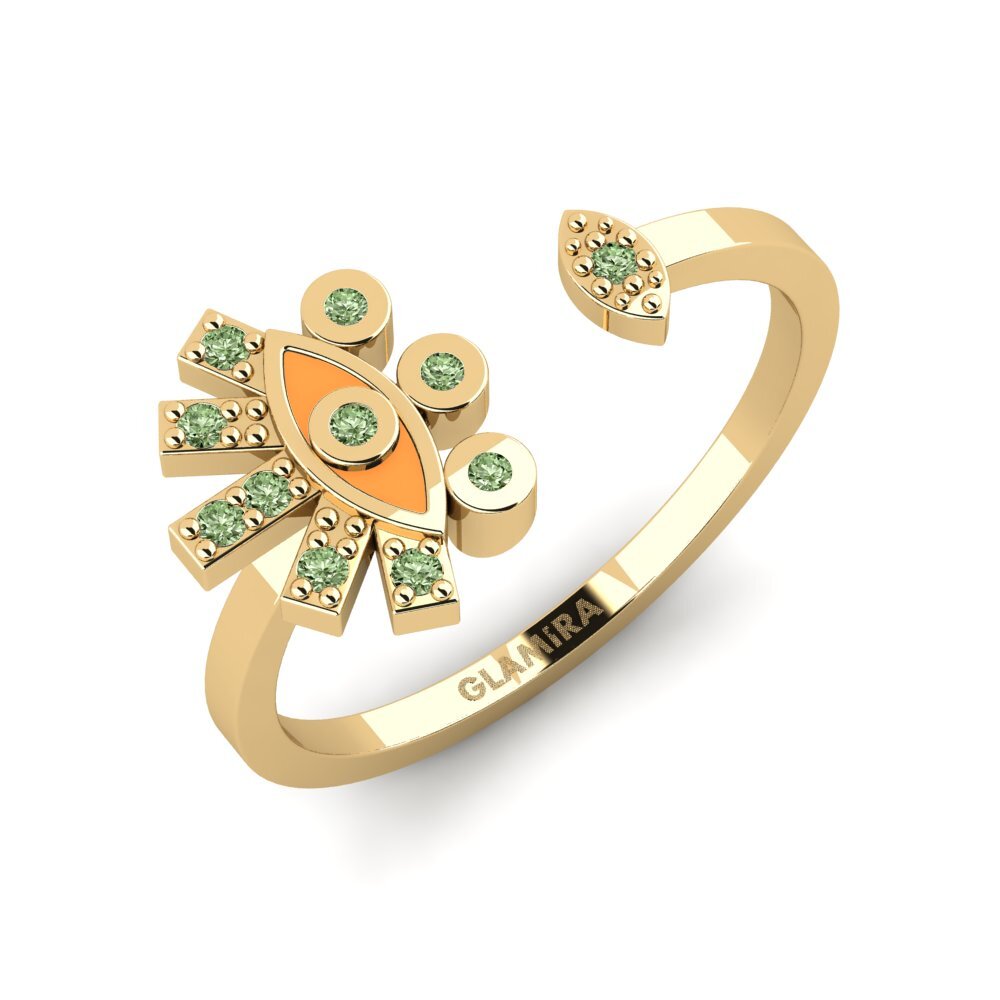 Green Diamond Ring Assos