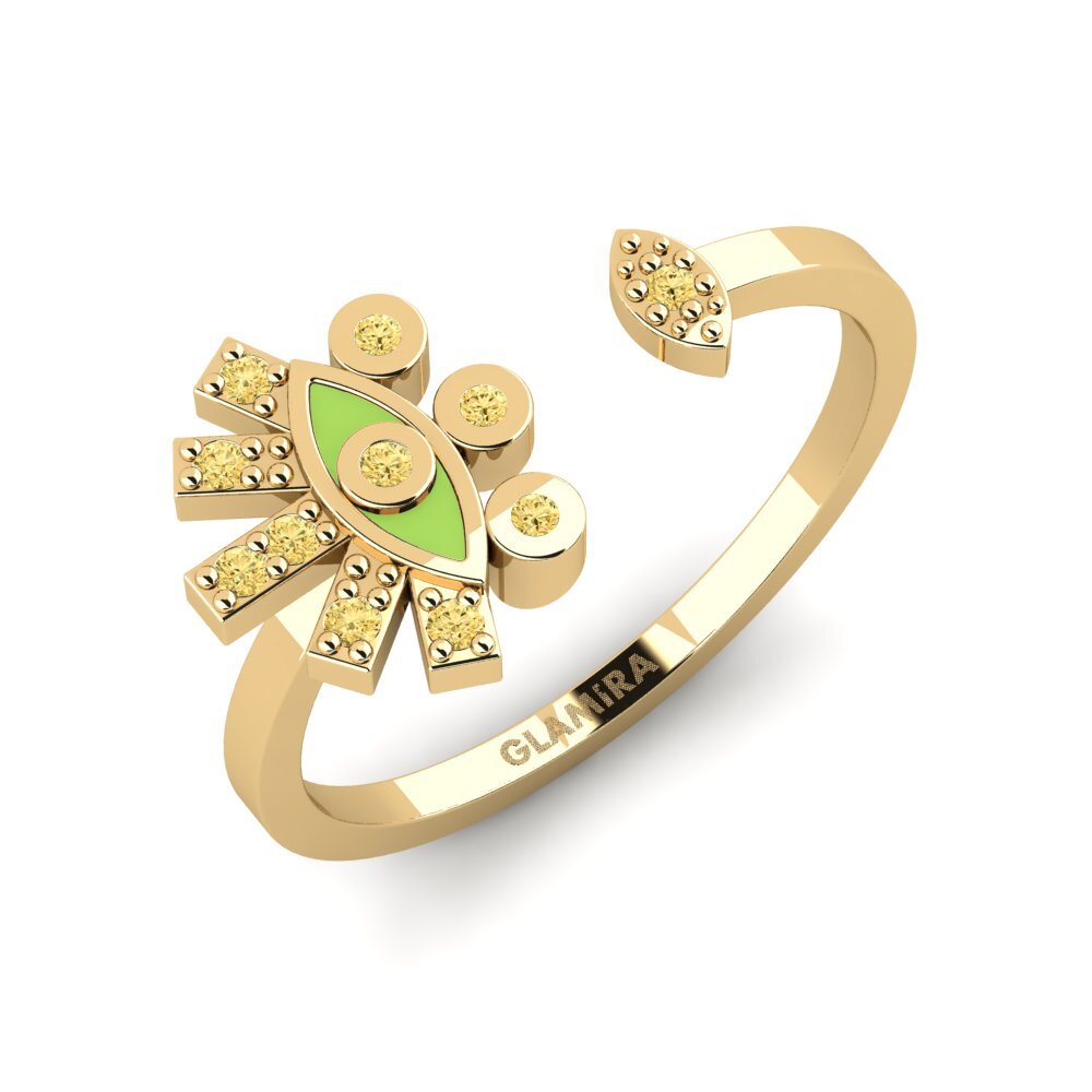 Diamante Amarillo Anillo Assos