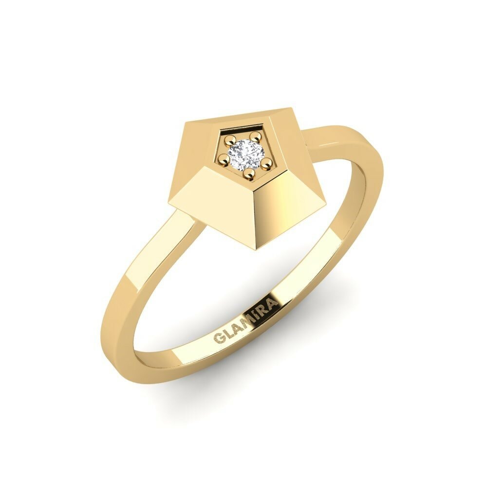 White sapphire Ring Asterism