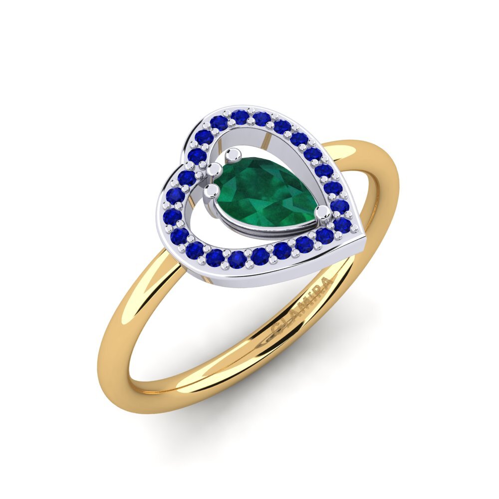 14k Yellow & White Gold Ring Astrid