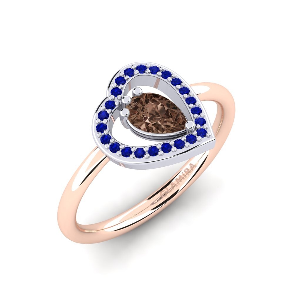 14k Rose & White Gold Ring Astrid