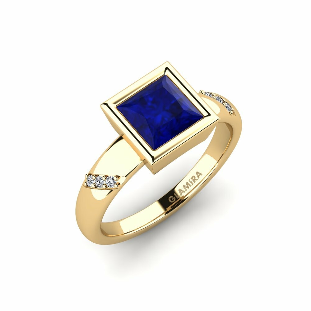 Saphir Bague de fiançailles Asunan - Princess