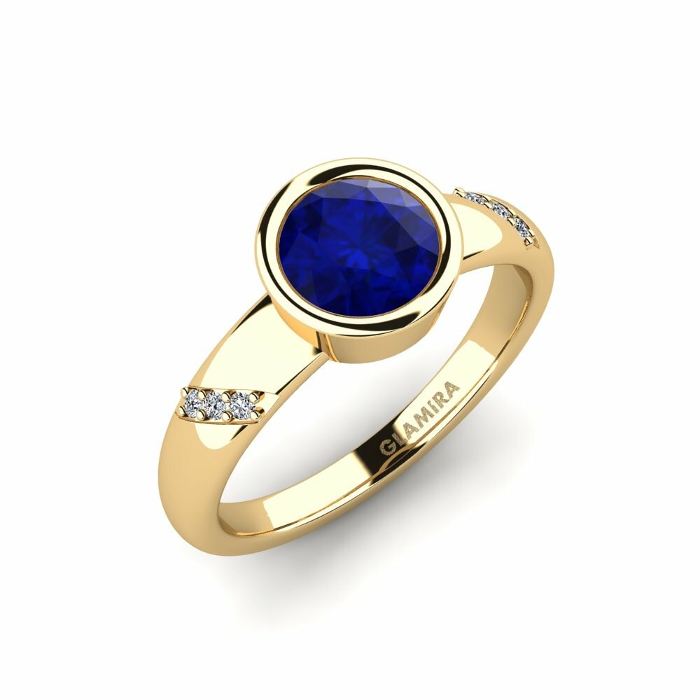 Saphir Bague de fiançailles Asunan - Round