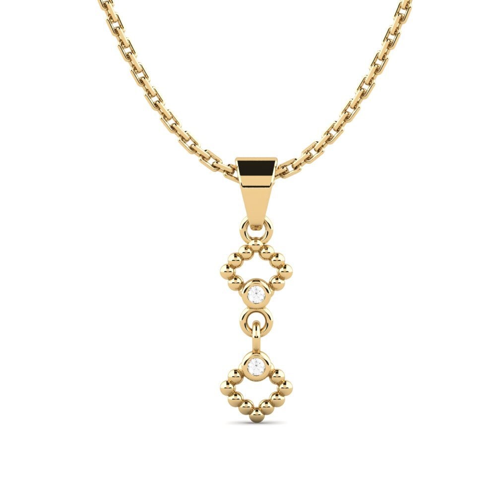 White sapphire Women's Pendant Asyng