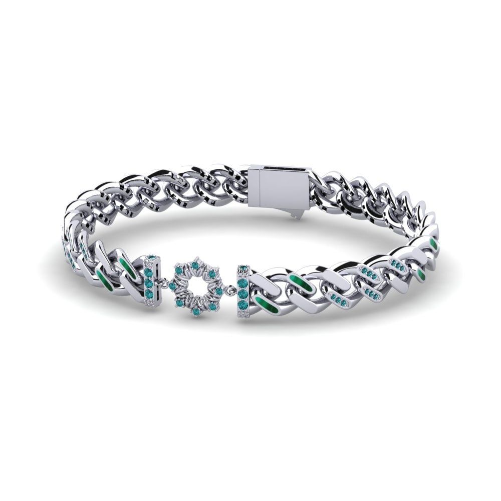 Blue Diamond Women's Bracelet Atelling