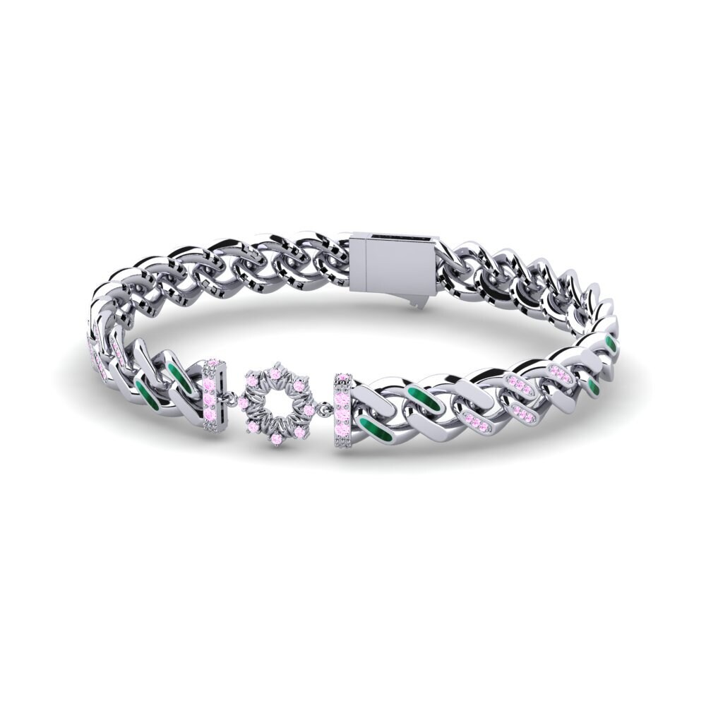 Pink Sapphire Women's Bracelet Atelling