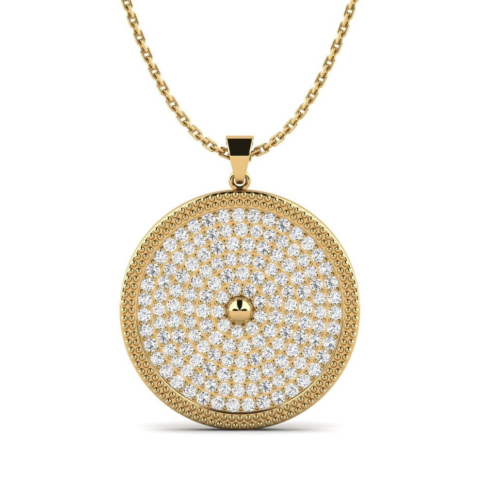 Moissanita Colgante de Mujer Ateur