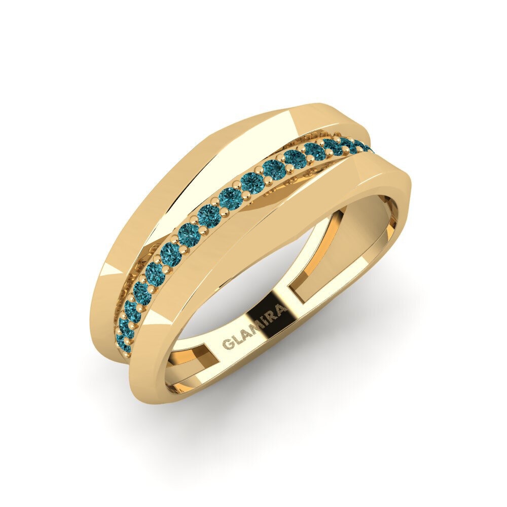 Blue Diamond Ring Athru