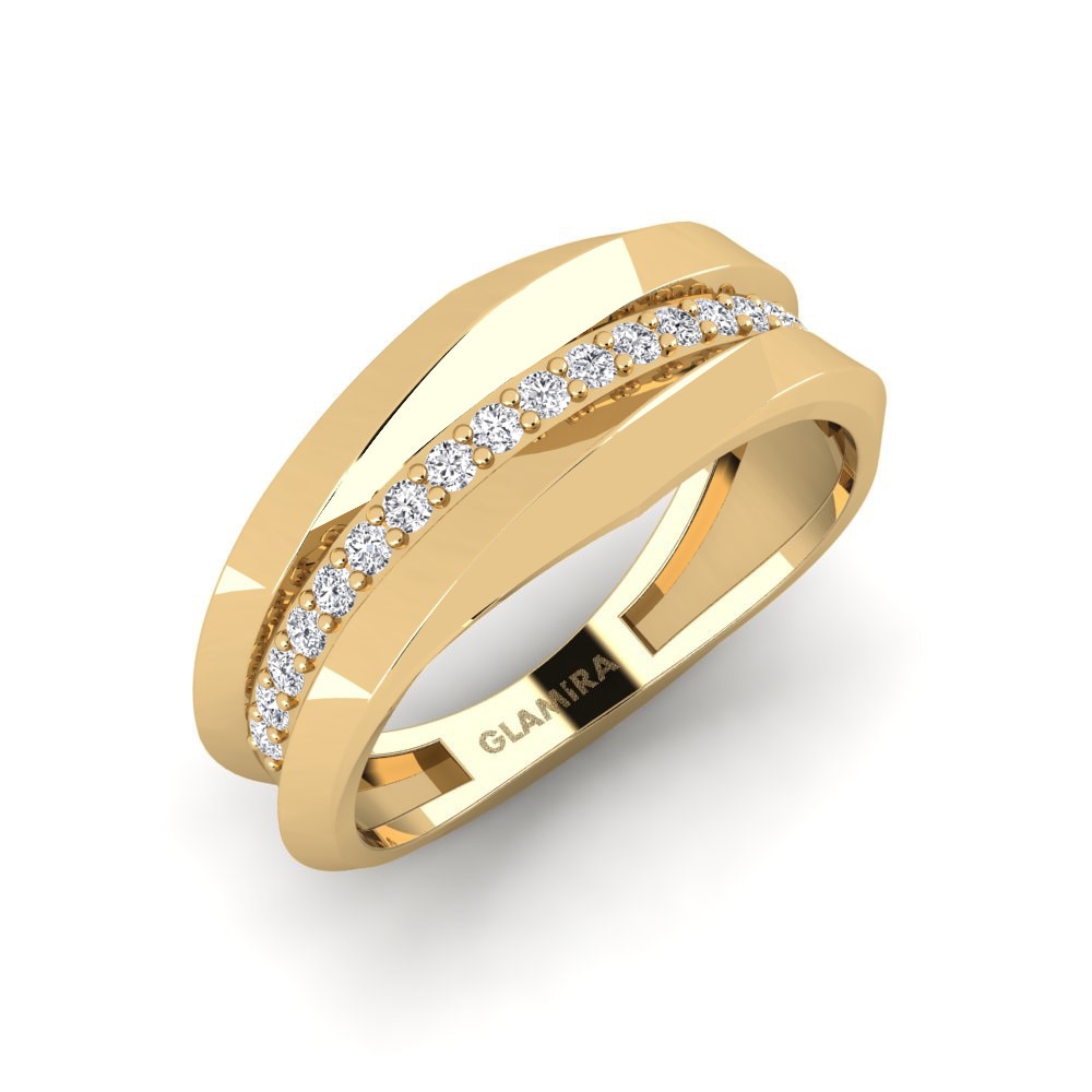 Yellow Gold Ring Athru