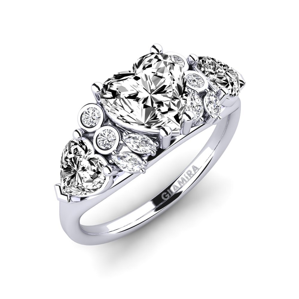 Moissanita Anillo de compromiso Atsuko