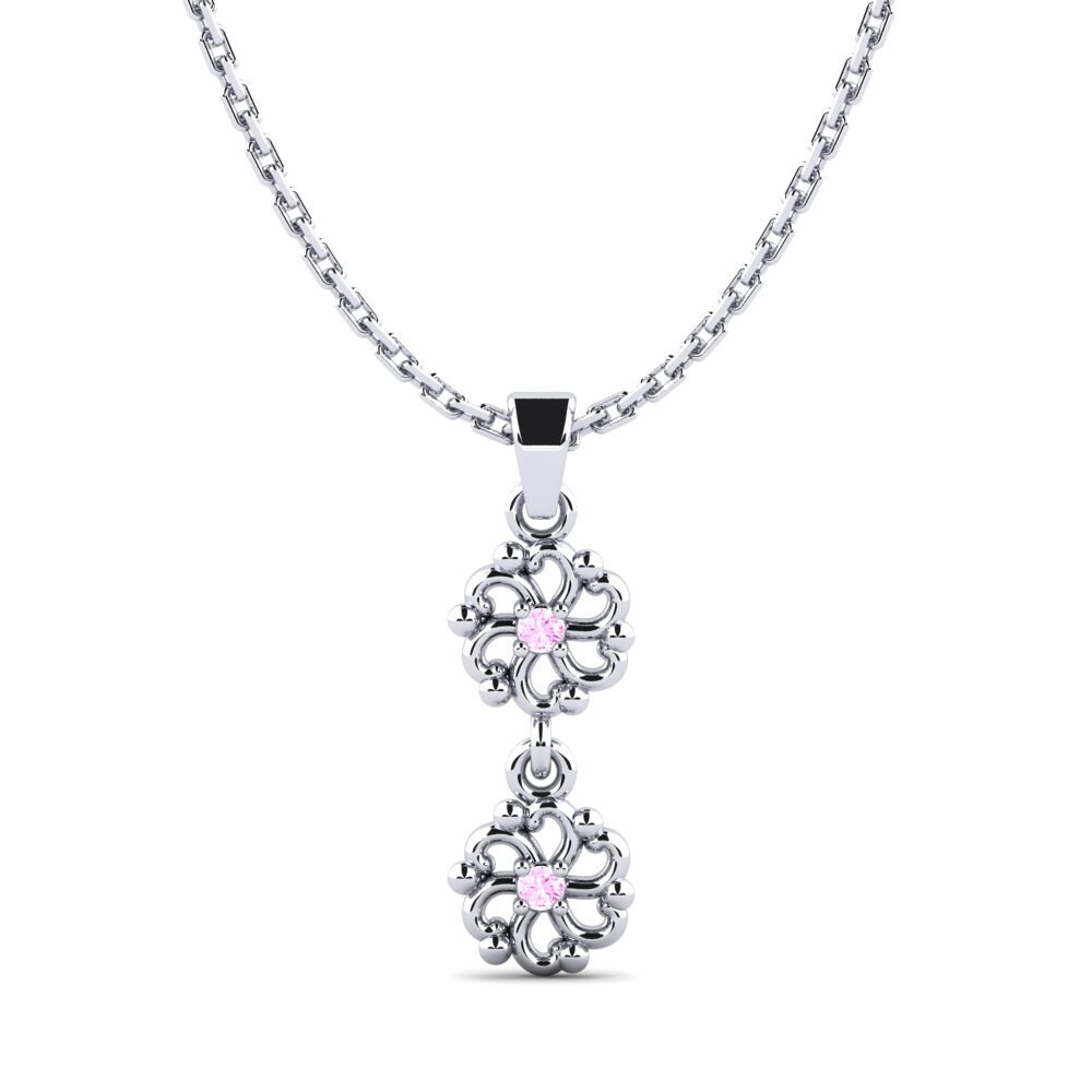 Pink Sapphire Women's Pendant Attra