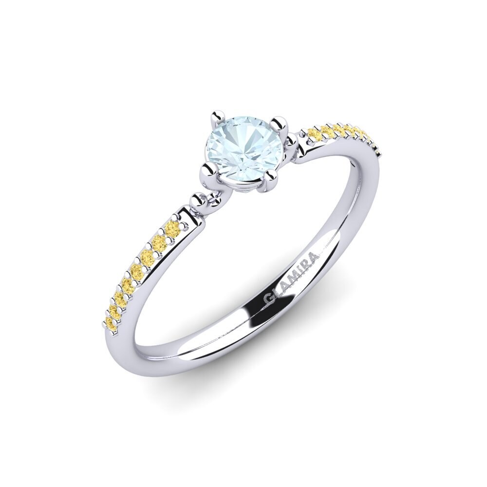 Aquamarine Engagement Ring Aubriel