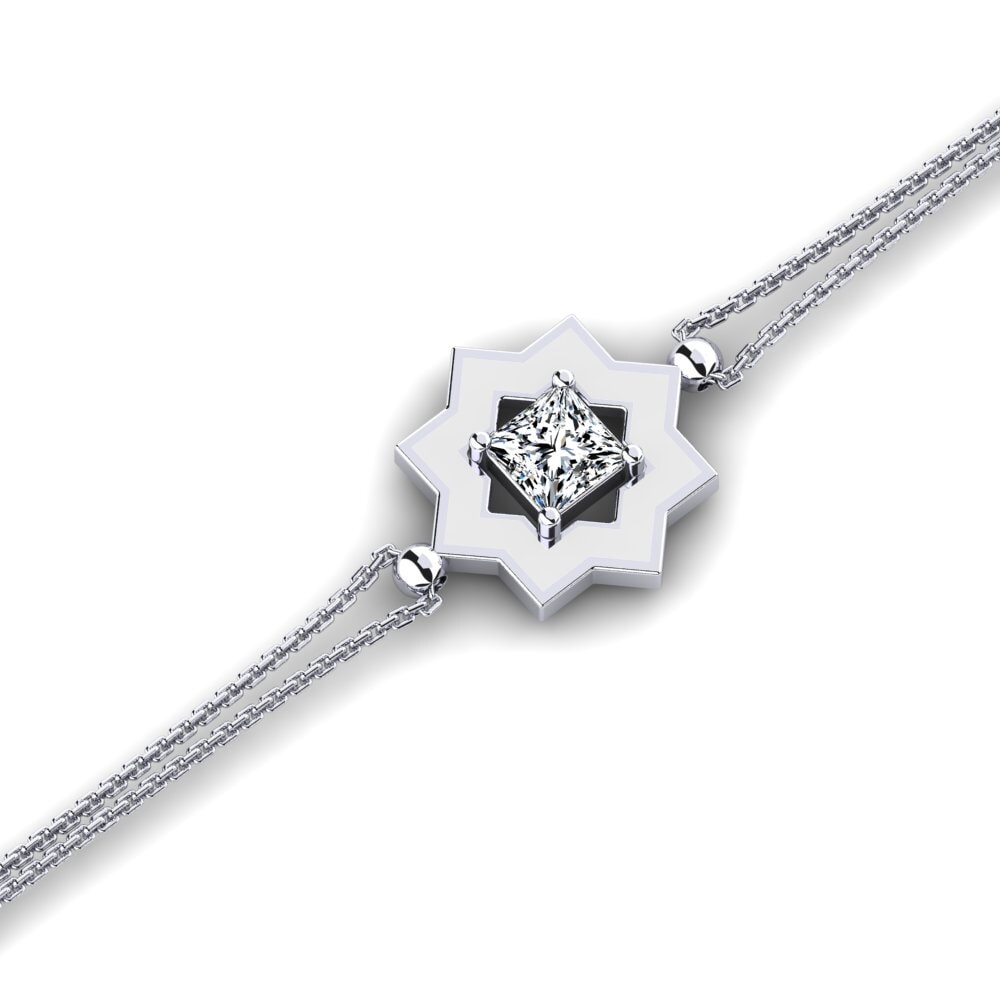 White Silver Women's Bracelet Aujac