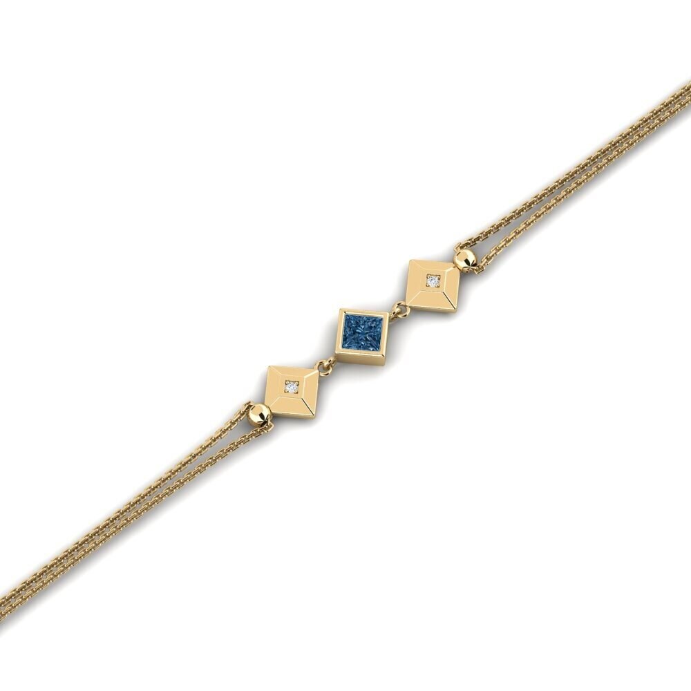 Princess Blue Diamond Women's Bracelet Aundies