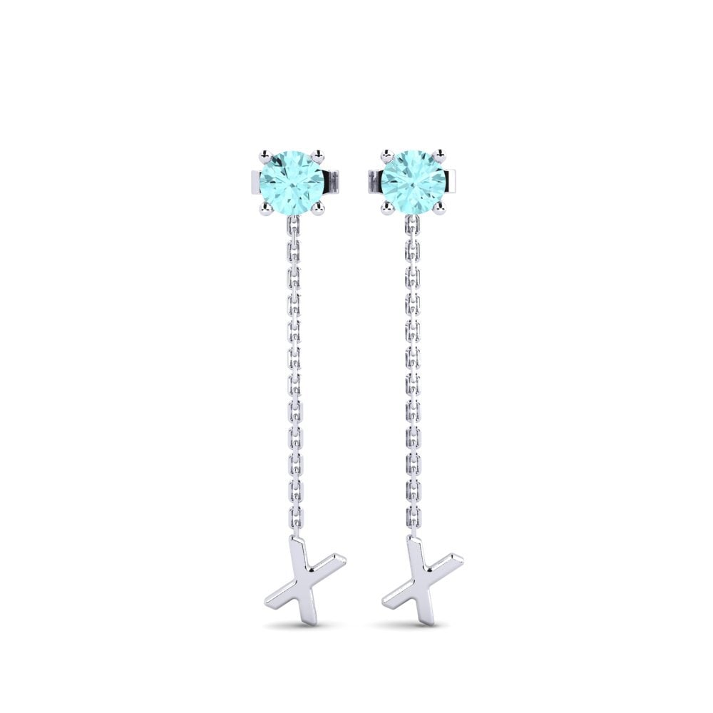 Aquamarine Women's Earring Aundrea X