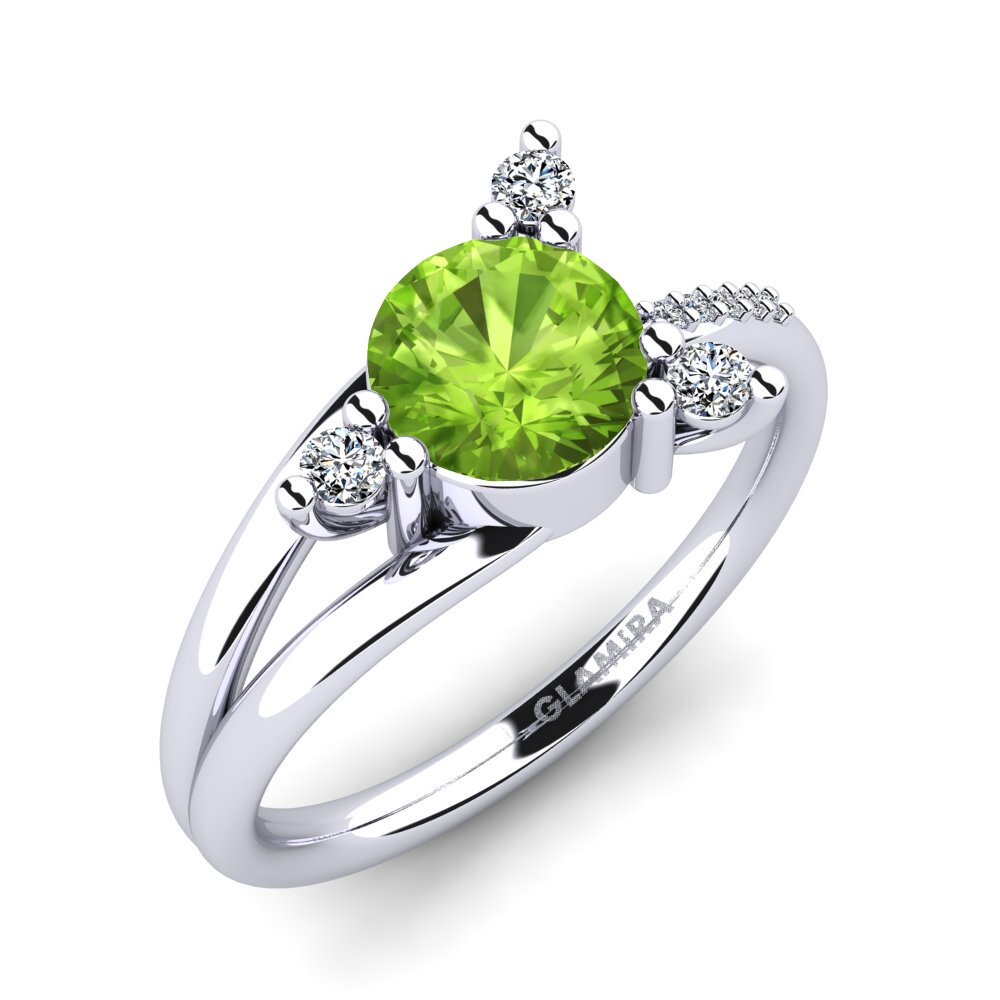 Peridot Engagement Ring Auritia