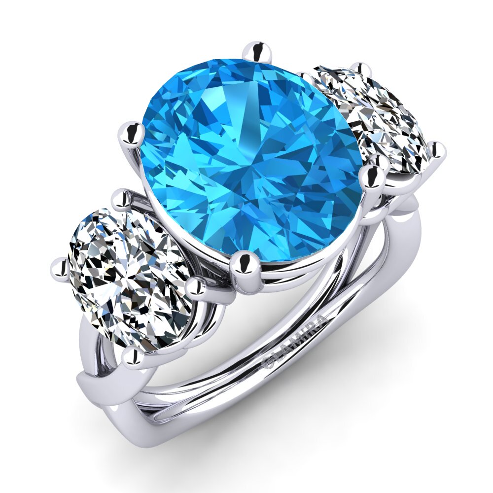 Blue Topaz Ring Aurkene