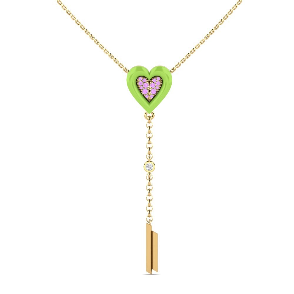 Amethyst Women's Necklace Auspicious