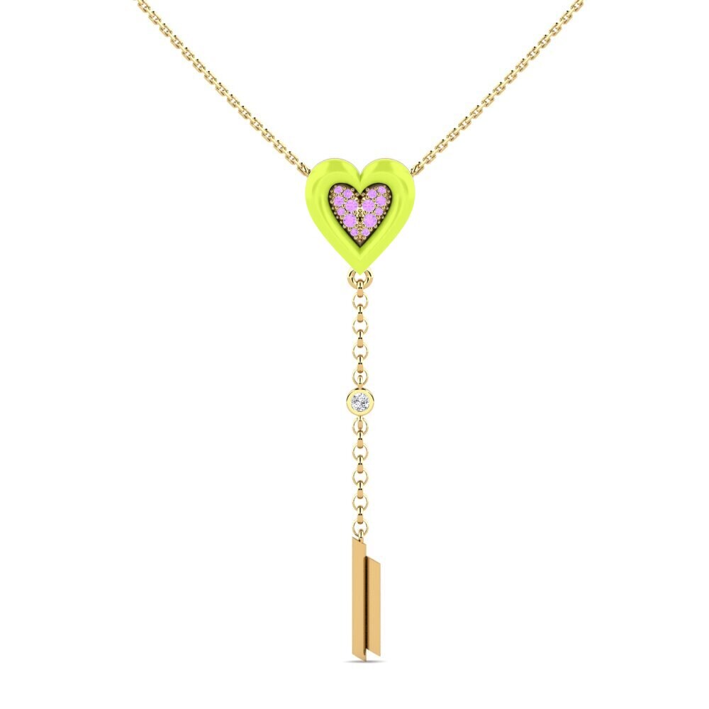 Amethyst Women's Necklace Auspicious