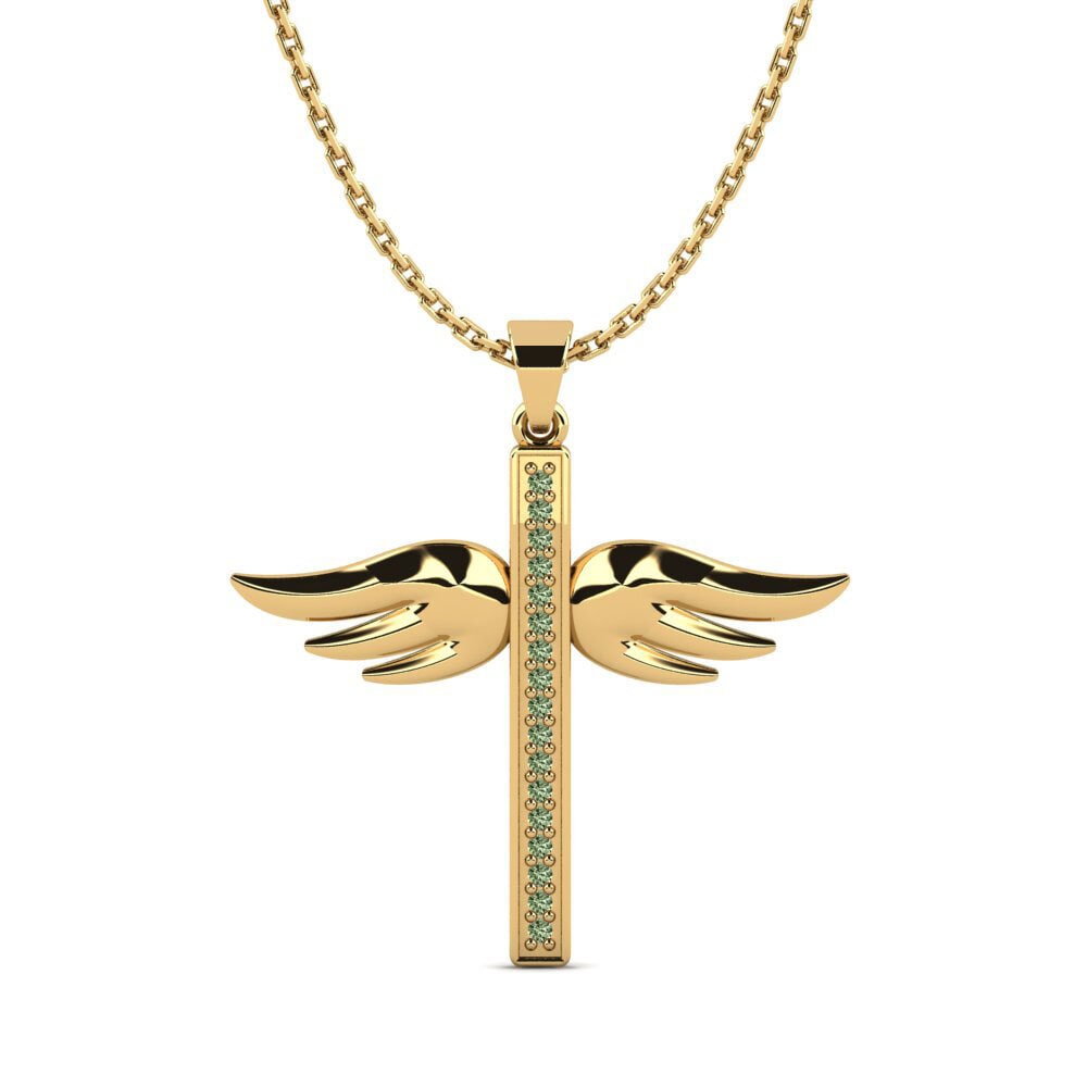 Diamant Vert Pendentif pour femme Autavia