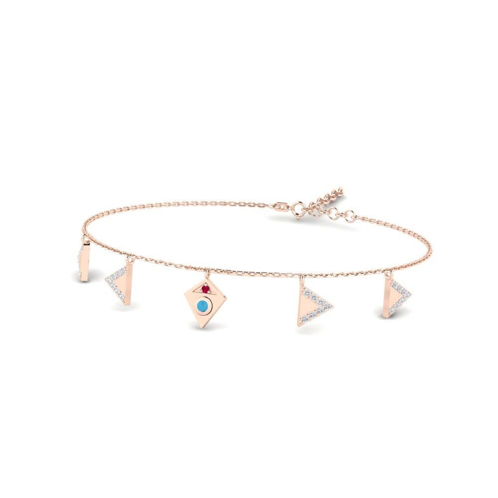 14K Rood Goud Dames Armband Authorship