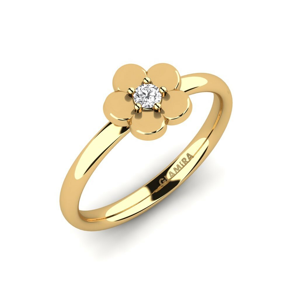 Saphir Blanc Bague Autoire