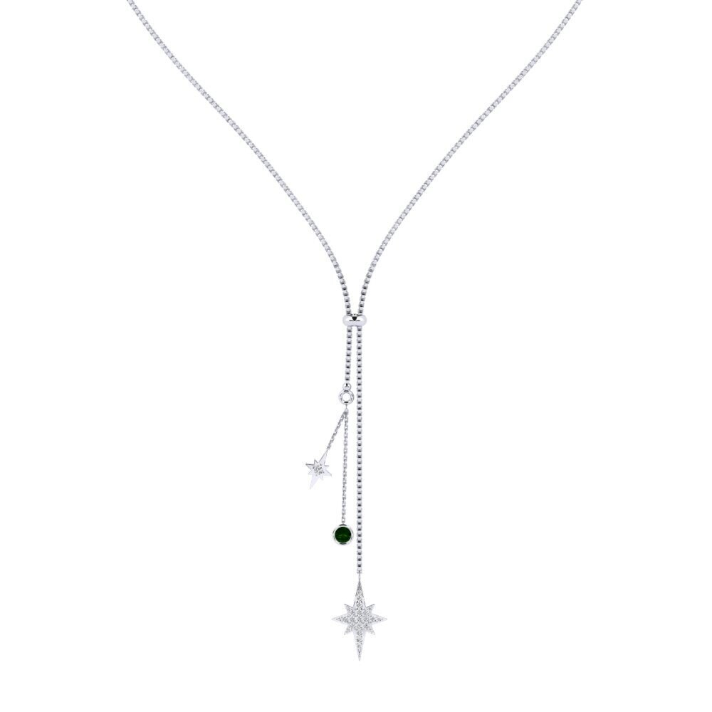 Green Tourmaline Women's Necklace Auva