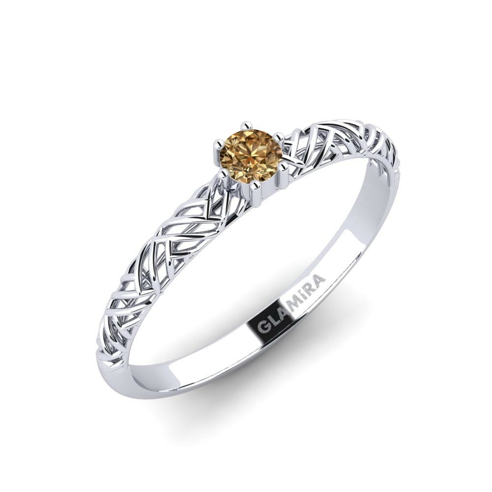Brown Diamond Engagement Ring Averasa