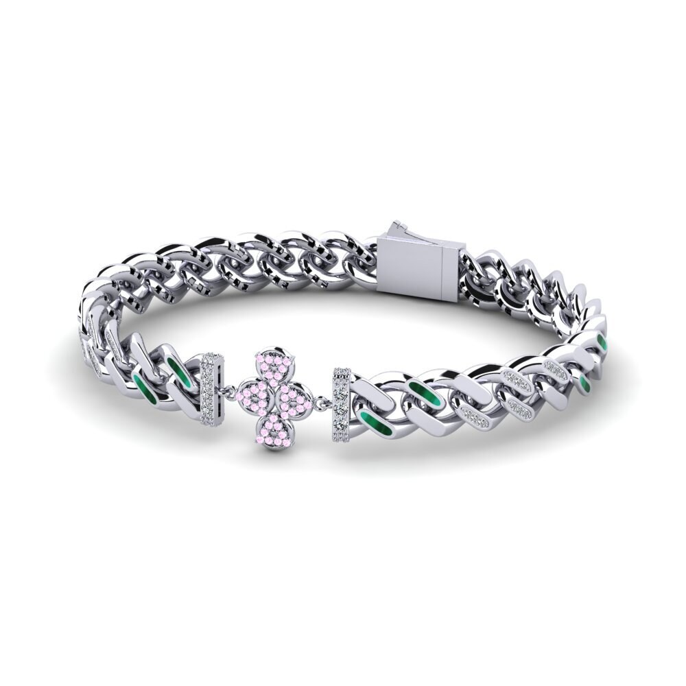 Pink Sapphire Women's Bracelet Aversonines