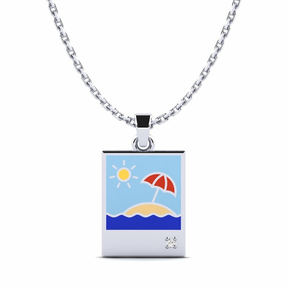 Moissanite Pendentif pour enfant Avi
