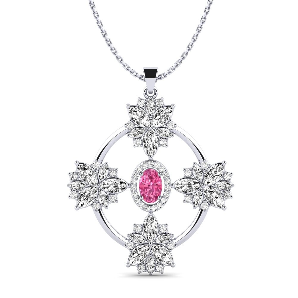 Pink Tourmaline Women's Pendant Aviary
