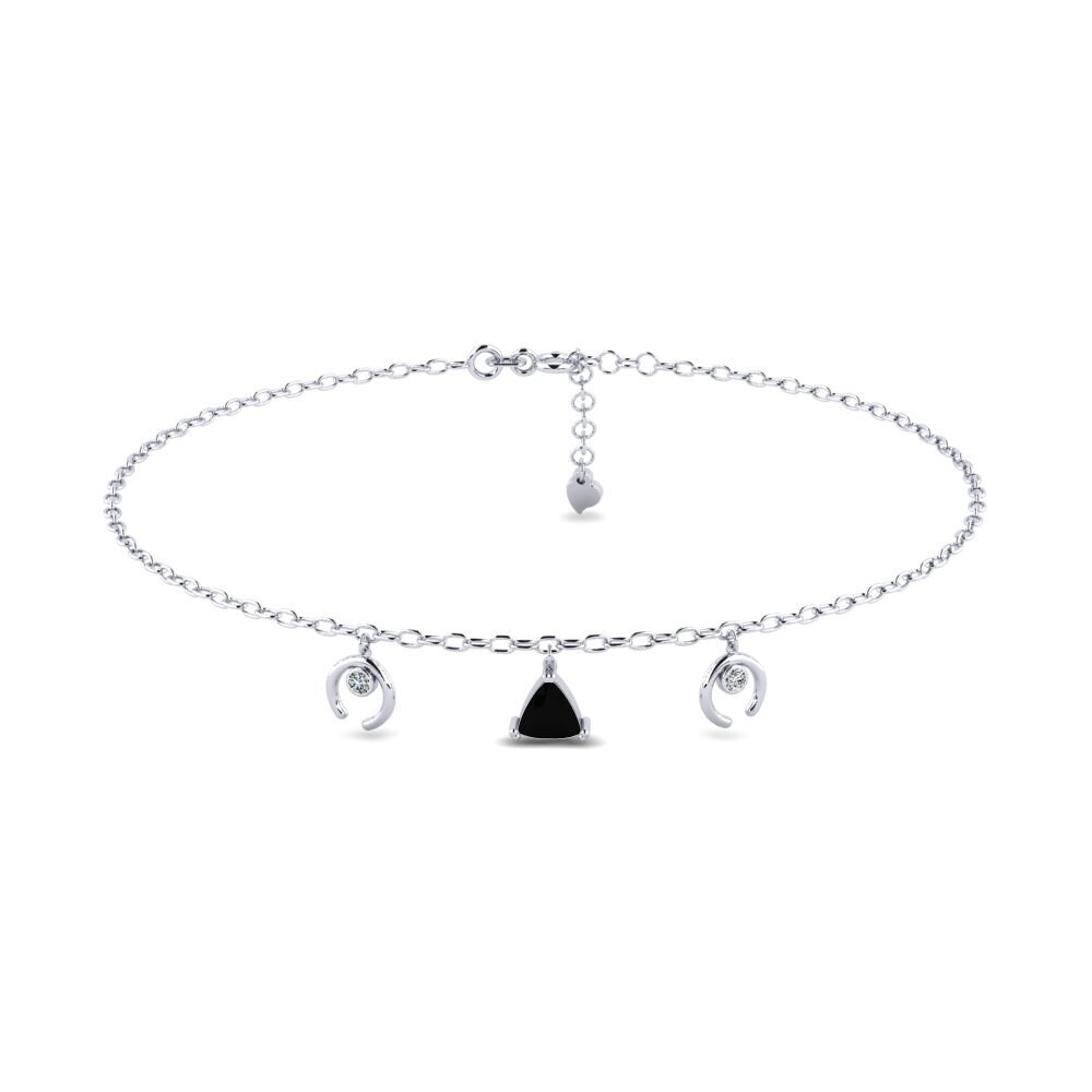 Black Onyx Women's Anklet Awiti