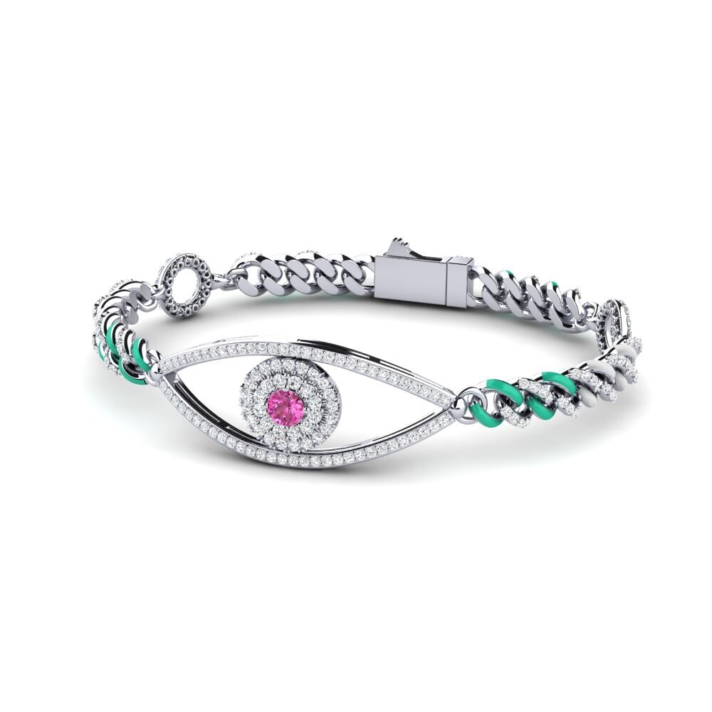 Pink Topaz Women's Bracelet Axyentot