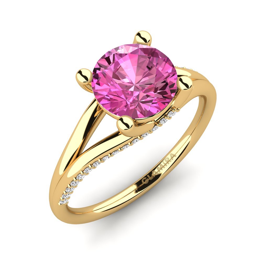 Topaze Rose Bague de fiançailles Ayalisse