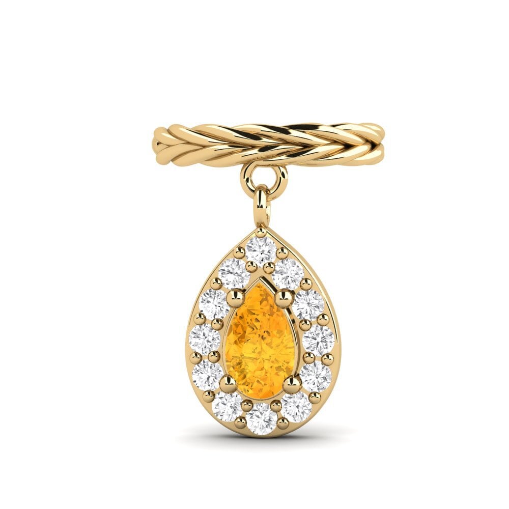 Citrine Women's Earring Aybsiz