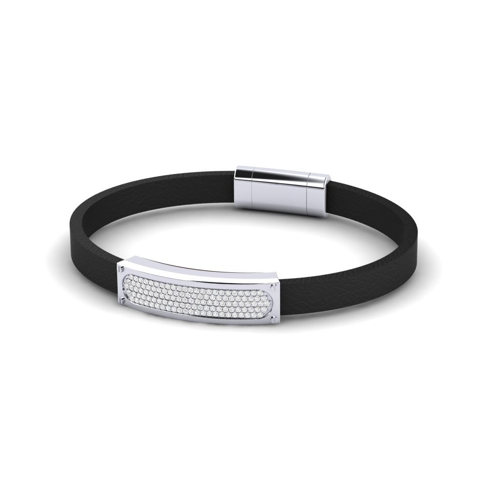 Paladio Zafiro blanco Pulsera de Mujer Ayesha