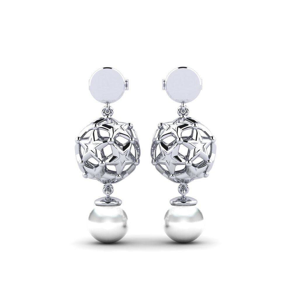 950 Palladium Dames Oorbellen Ayfaga