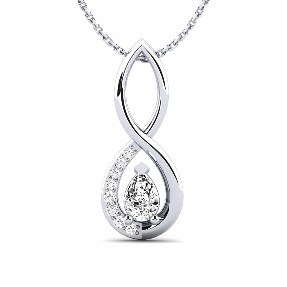 Moissanite Dames Hanger Aygen