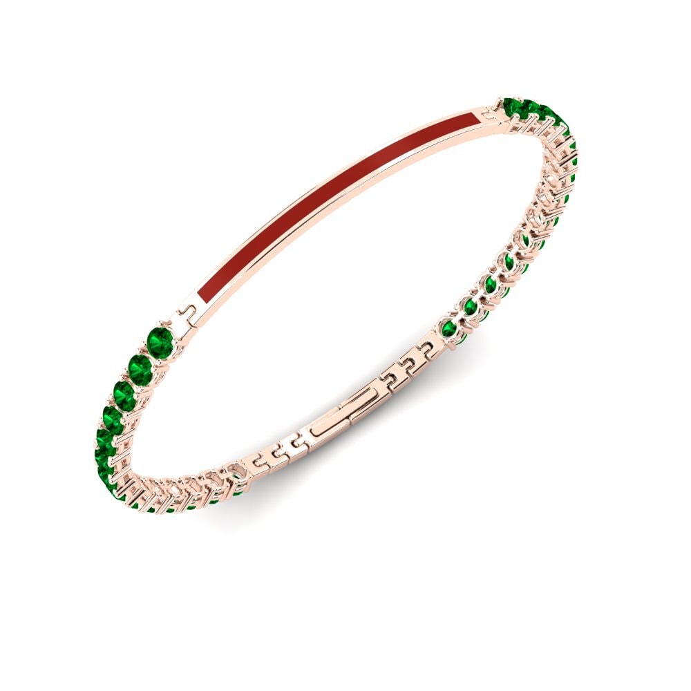 Green Zirconia Men's Bracelet Aylor