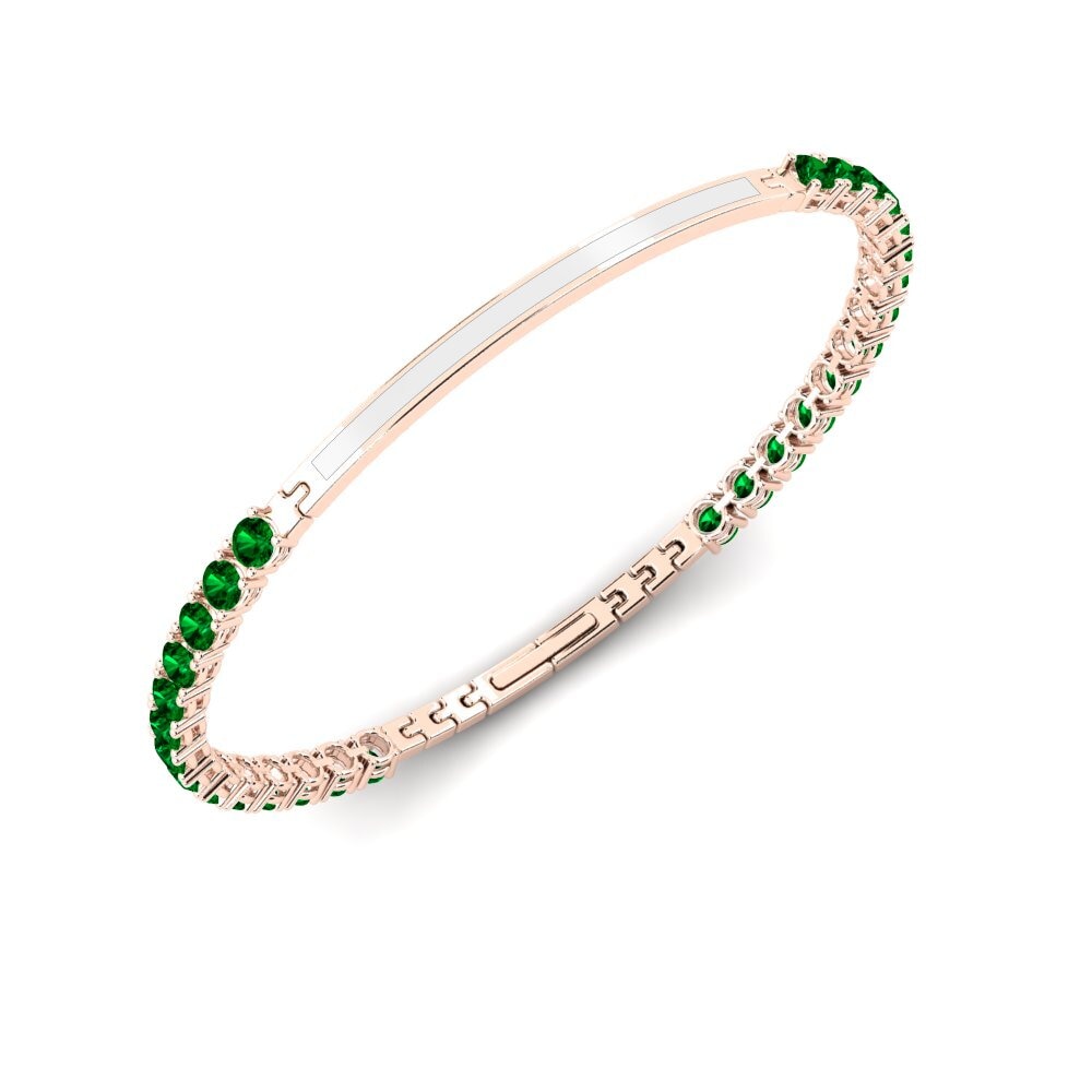 Green Zirconia Men's Bracelet Aylor