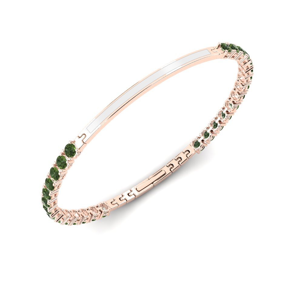 Green Sapphire Men's Bracelet Aylor