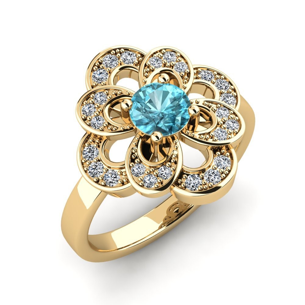 Blue Zircon Ring Ayza