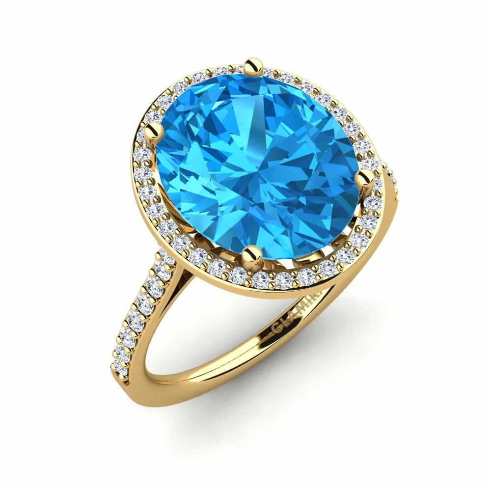 Blue Topaz Ring Azaria