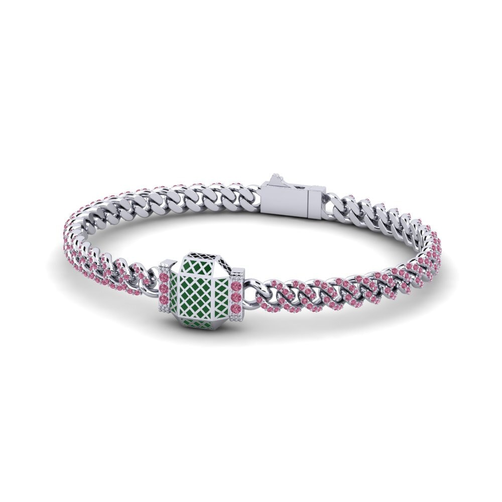 Rhodolite Garnet Women's Bracelet Azcara