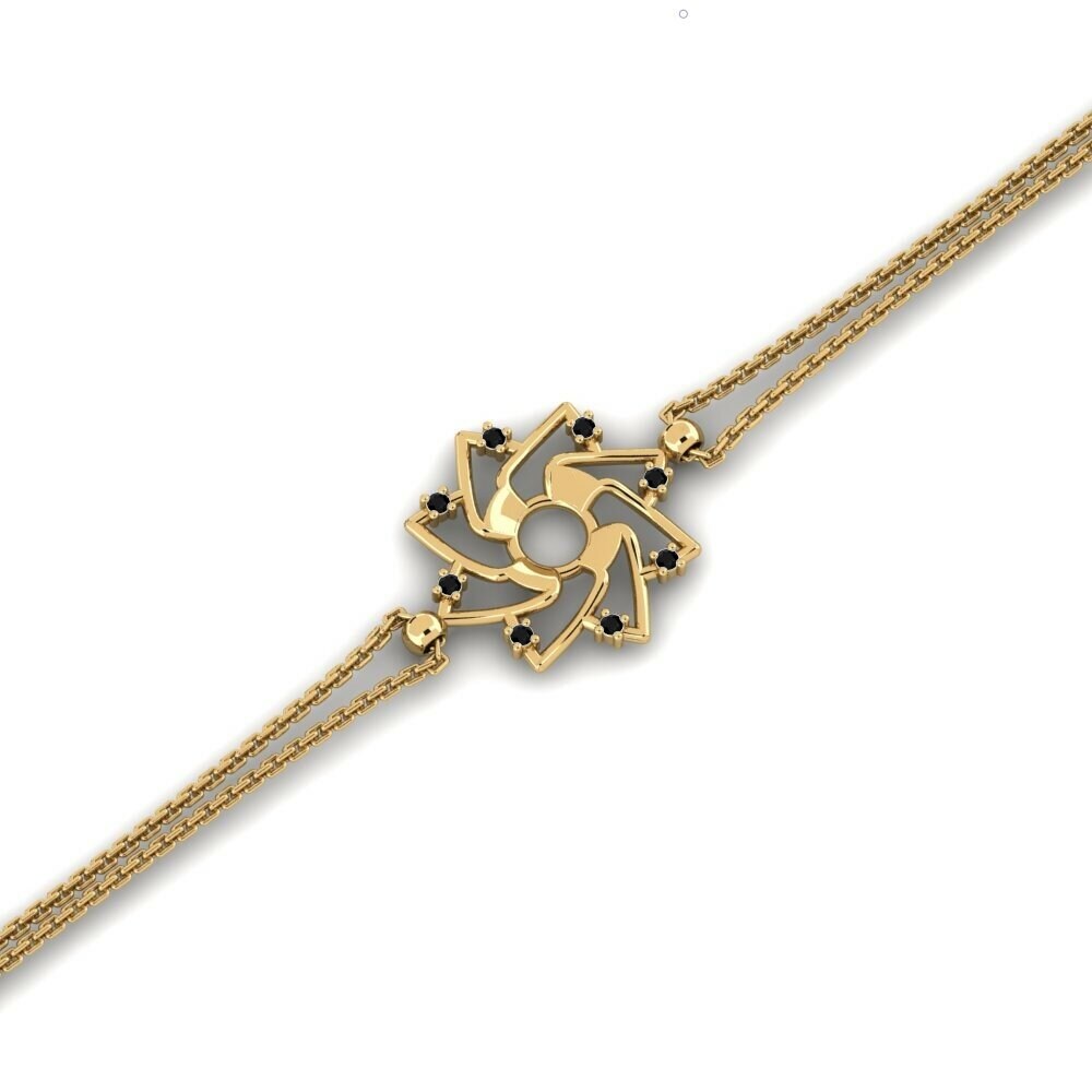 Onyx Noir Bracelet pour femme Azhorilar