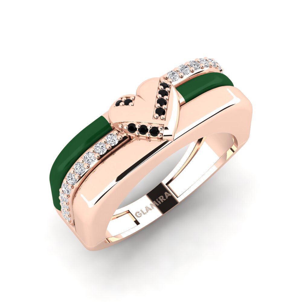 Schwarzer Saphir Ring Azora