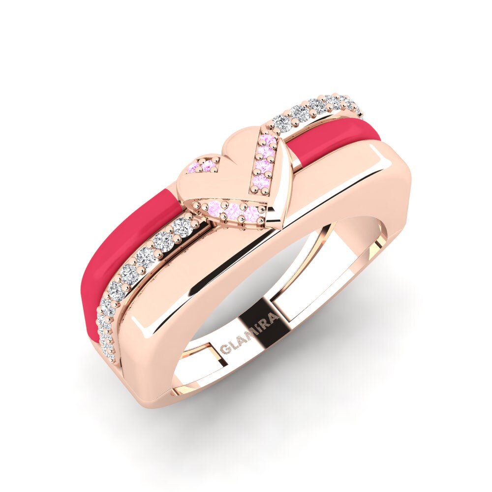 Zafiro Rosado Anillo Azora