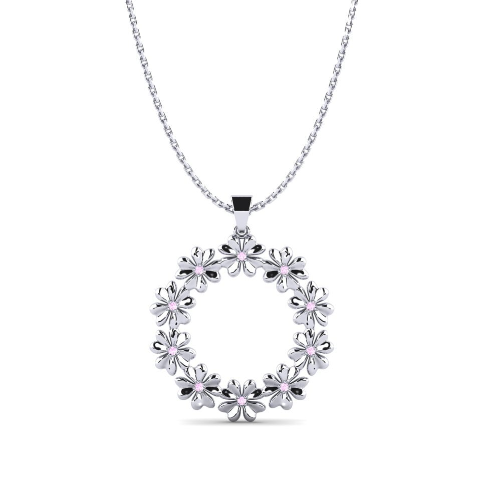 Pink Sapphire Women's Pendant Azur