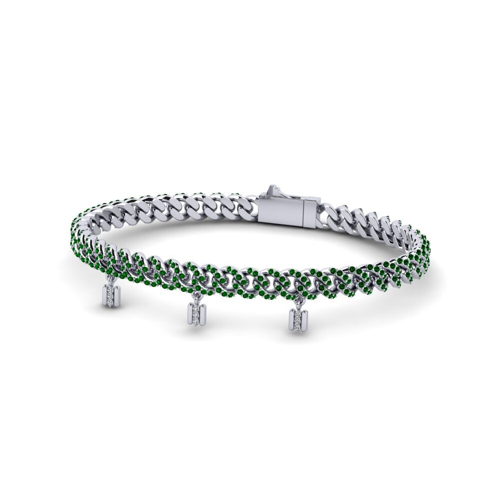 Green Zirconia Women's Bracelet Babones